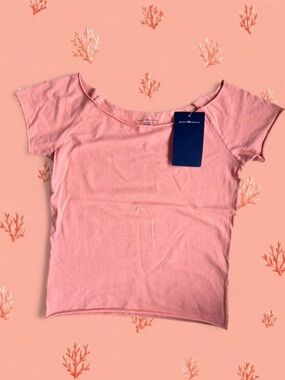 Brandy Melville coral Bonnie top
